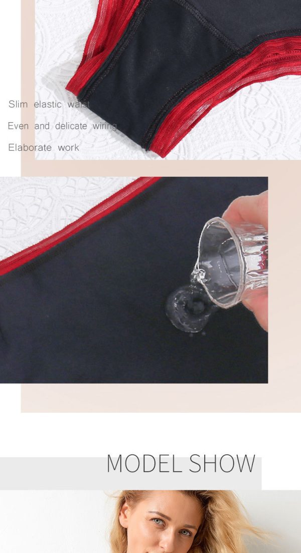 Women's Menstrual Period Four-layer Lace Leak-proof Underwear - Image 2